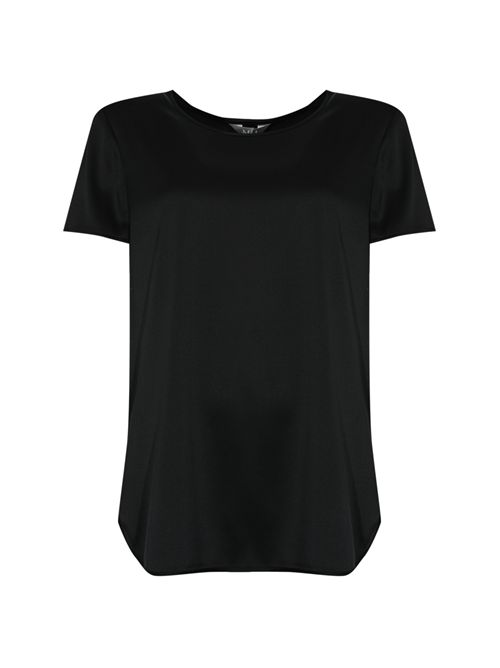 Blusa Cortona in raso di seta Nero MM Max Mara | 2526116017600003